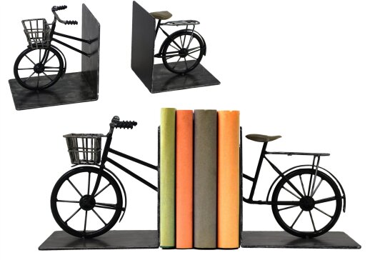 Iron Bicycle Book Ends