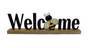 Welcome Bee Table Topper