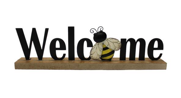 Welcome Bee Table Topper