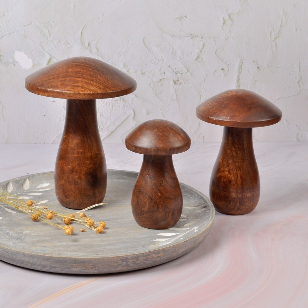 Alora Wooden Mushroom