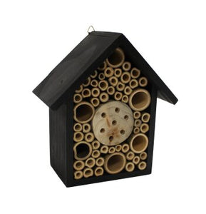 Black Wooden Combed Insect Hotel