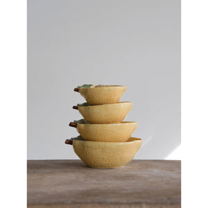 Lemon Measuring Cups Stoneware