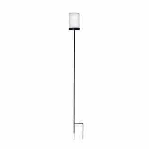 Yard Stake w Glass Candle Holder/Vase