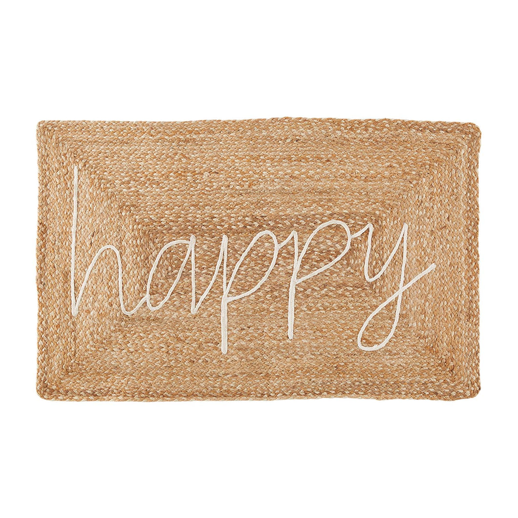 Happy Jute Applique Mat
