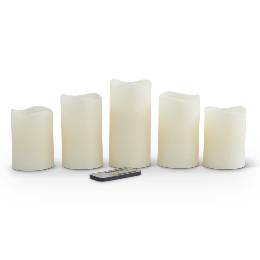 Set 5 Flameless Candles