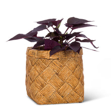 Load image into Gallery viewer, Wide Weave Ceramic Planter
