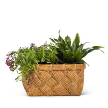 Load image into Gallery viewer, Wide Weave Ceramic Planter
