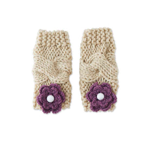 Handmade Flower Leg Warmers