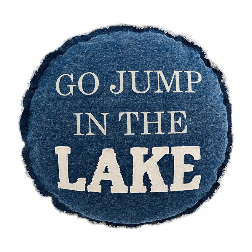 Go Jump in the Lake Pillow