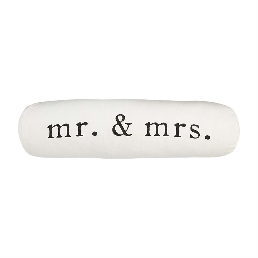 Mr. and Mrs Bolster Pillow
