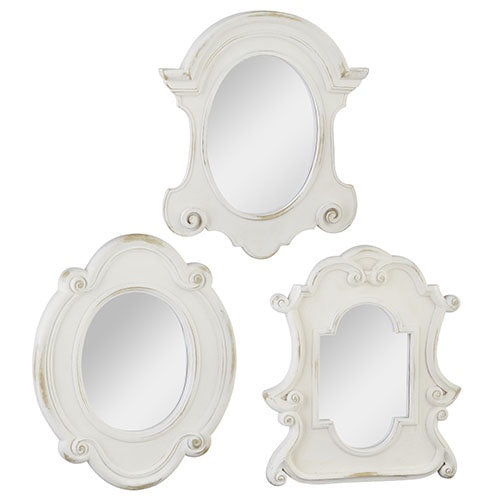Distressed Finish Vintage Mirror