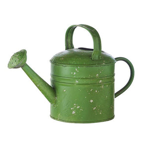 Green Metal Watering Can