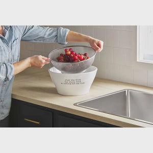 Fruit Bowl w/ Strainer