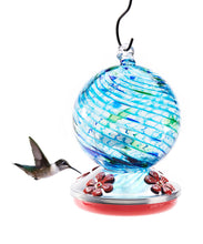 Load image into Gallery viewer, Glass Hummingbird Feeder Colour
