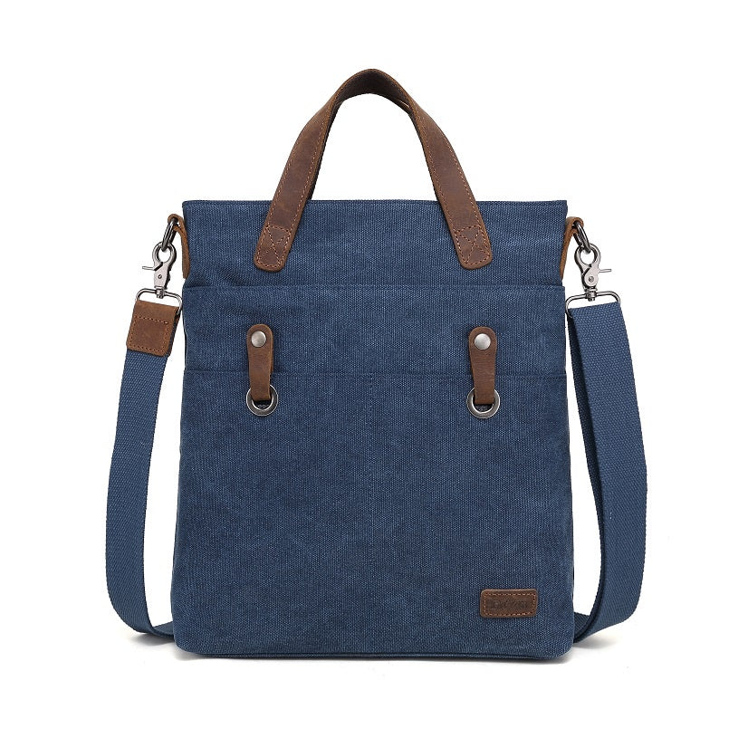 Tote Bag w/Leather Trim
