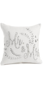 Cushion "Mr. & Mrs." 14 x 14