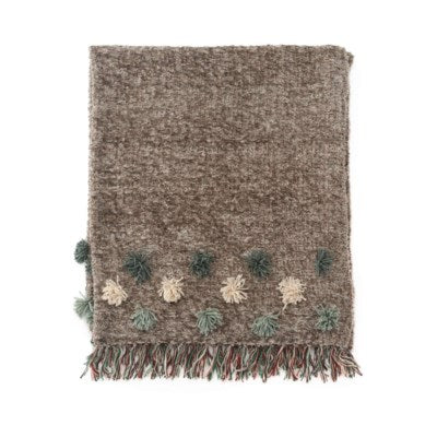 Throw - Pom Pom Multicolour