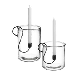 Glass Candle Holder