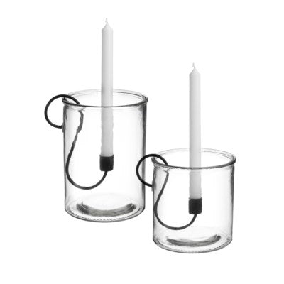 Glass Candle Holder