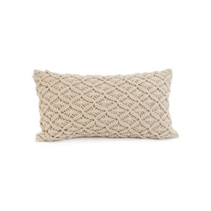 Cotton Cushion Macrame 12 x 22