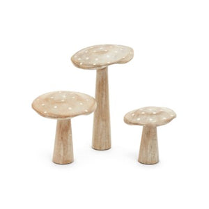 Wood Decor Mushrooms