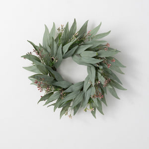 6.5" Blade Eucalyptus Candle Ring
