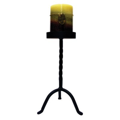 Black Pillar Candle Holder