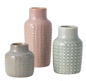 Patterned Ceramic Vase