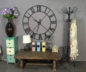 Large Iron Clock Roman Numerals