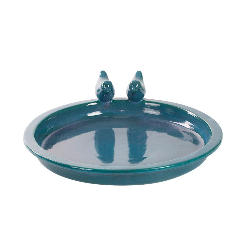 Round Bird Bath Petrol