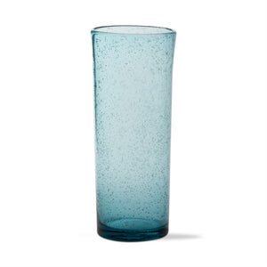 Bubble Glass Tall Bloody Mary Aqua S/2