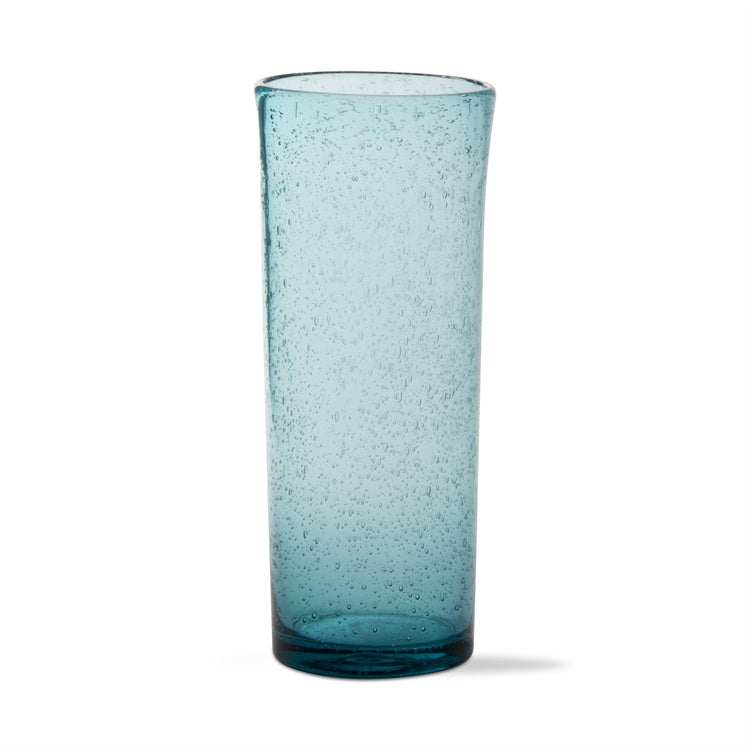 Bubble Glass Tall Bloody Mary Aqua S/2