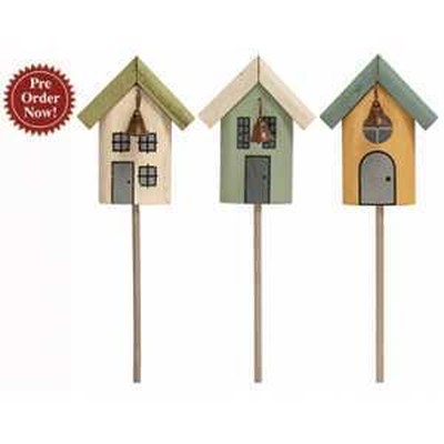 Wooden House Stake