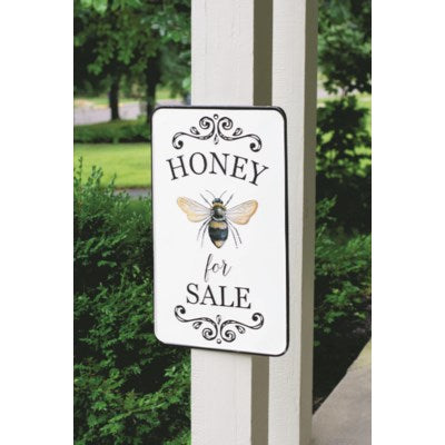 Honey For Sale Metal Wall Sign