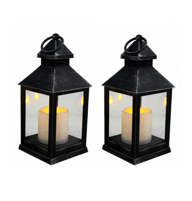 Small Black LED Lantern