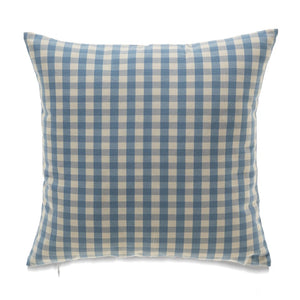 Blue Gingham Cushion 18 x 18
