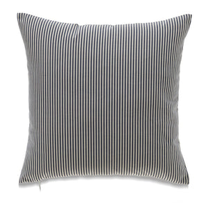 Blue Ticking Pillow 18 x 18