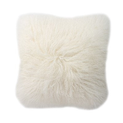 Mongolian Lamb Fur Cushion 18 x 18