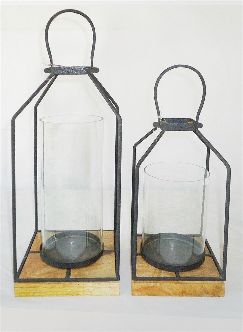 Iron/Glass Lantern