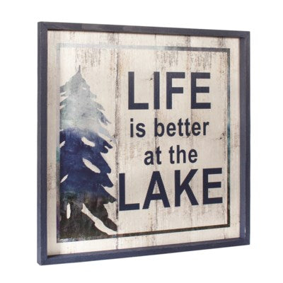 Life is Better at the Lake Wall Art
