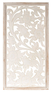 Wall Art Carving White