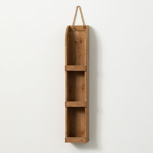 Wood Wall Shelf w/Rope