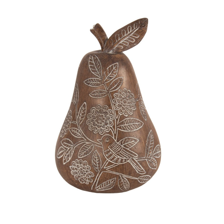 Brown Resin Pear