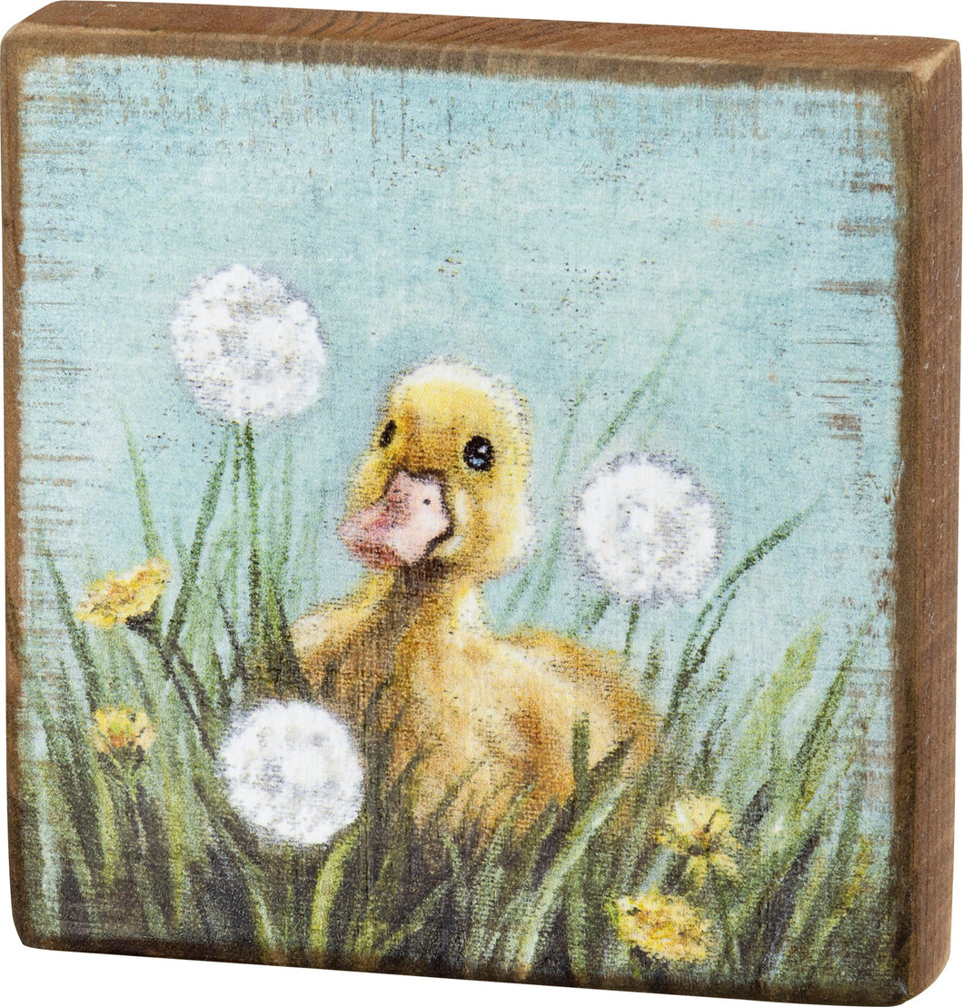 BLOCK SIGN - DUCKLING
