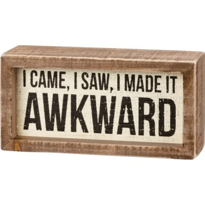 Box Sign - Awkward