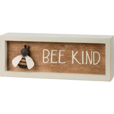 Box Sign - Bee Kind
