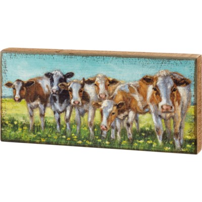 Box Sign - Cow Rows
