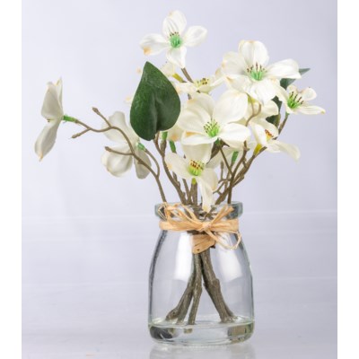 Dogwood Blossom Vase