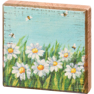 Block Sign - Daisies