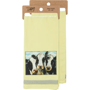 Dish Towel - Three Cows
